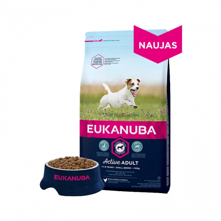 Eukanuba Active Small Adult (kana) 3kg|Eukanuba