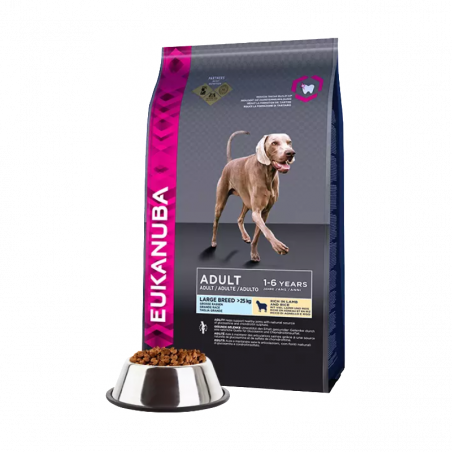 Eukanuba Large Adult (ėriena ir ryžiai) 12kg|Eukanuba