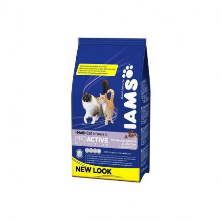 Iams Adult Cat Multicat 15 kg ar lasi un vistu 15kg|IAMS