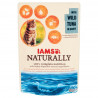 IAMS Naturally Adult kaķu konservu barība ar savvaļas tunci mērcē 85g|IAMS