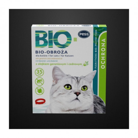 Pess Bio-Protection obroża przeciwpasożytnicza dla kotów 35cm|PESS