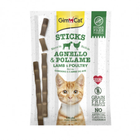 GimCat Sticks, teraviljavaba, linnulihaga (4 tk)|Gimcat