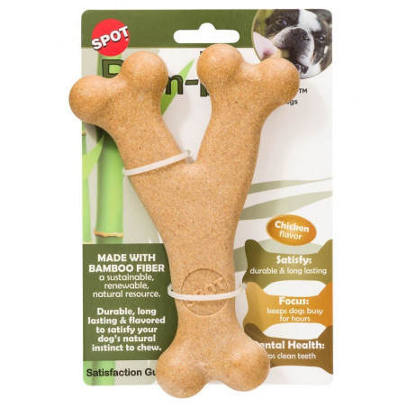 GimDog Bam-Bones bambukinis kaulas (kumpio skonio) 17,8cm|Gimdog