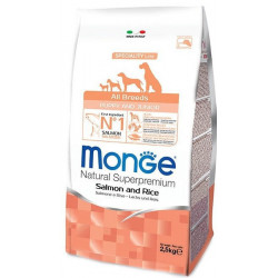 Monge Dry Dog Spec. Line kõikidele tõugudele lõhe ja riisiga 0,8kg