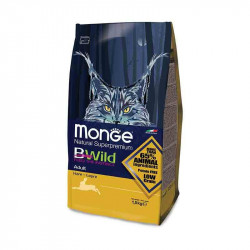 Monge BWild Cat Pieaugušo kaķu barība ar zaķa gaļu 1,5kg