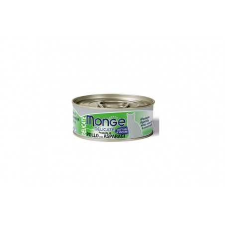 M07320 Monge Delicate - Wet Cat Chicken with asparagus 80 g|Monge