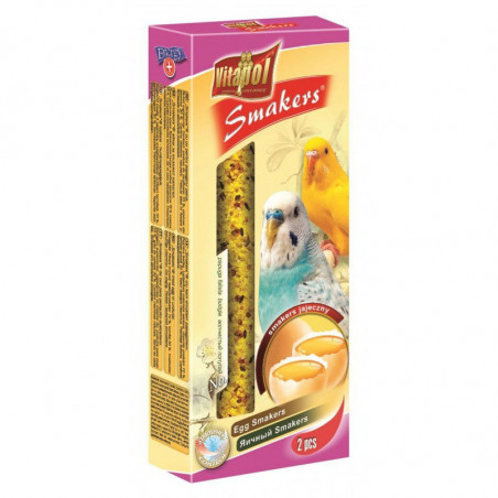 Vitapol Smakers skanėstas banguotosioms papūgėlėms, su kiaušiniu (2 vnt) 80g|Vitapol