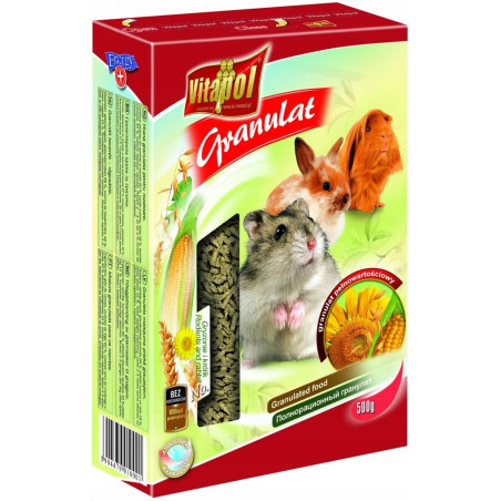 Vitapol STANDARD granuliuotas visavertis pašaras graužikams ir triušiams 500g|Vitapol