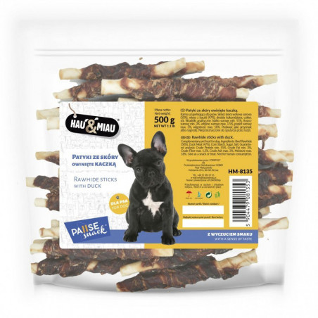 Hau&Miau balti pagaliukai apsukti antiena 500g|Hau&Miau
