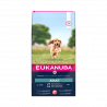 Eukanuba S/M visavertis pašaras suaugusiems šunims su lašiša ir miežiais, 12 kg|Eukanuba