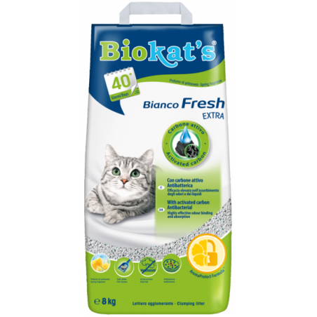 Biokat's Bianco Fresh Extra 8kg hüppav kassipesu|Gimborn