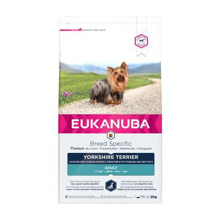 Eukanuba Jorkšīras terjers pieaugušajiem (vistas gaļa) 2kg|Eukanuba