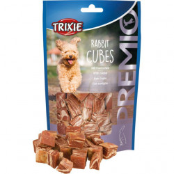 TRIXIE  PREMIO skanėstai šunims, triušienos kubeliai, 100 g