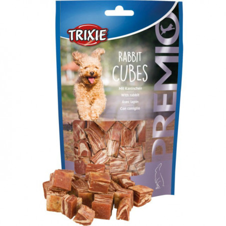 TRIXIE PREMIO skanėstai šunims, triušienos kubeliai, 100 g|Trixie