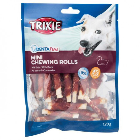 TRIXIE Denta Fun skanėstai šunims, kramtomi antienos suktinukai 120 g|Trixie