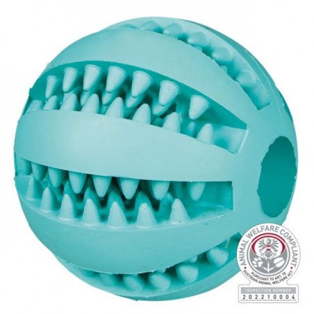 TRIXIE Denta Fun Ball, piparmünt, looduslikust kummist, ø 5 cm|Trixie