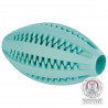 Piłka do rugby TRIXIE Denta Fun, miętowa, kauczuk naturalny, 11 cm|Trixie