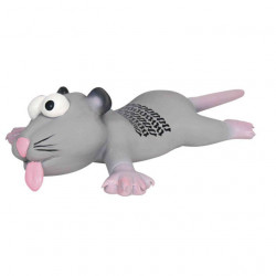 TRIXIE žaislas Pervažiuota ŽIURKĖ, lateksas, 22 cm