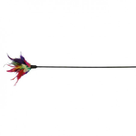 TRIXIE Meškerė su plunksnomis, plastm., 50 cm|Trixie
