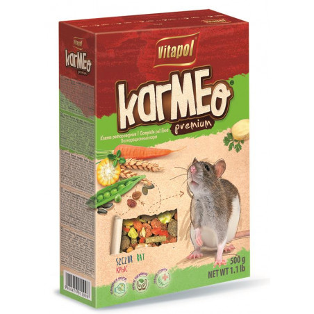 Vitapol Karmeo Premium Kompletna karma dla szczurów 500g|Vitapol