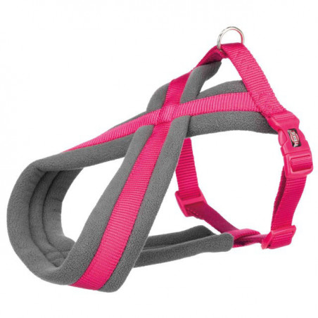 TRIXIE Premium touring petnešos, M 45-80cm/25mm, fuksija|Trixie