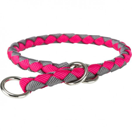 TRIXIE Cavo Collar S-M 35-41cm/12mm, fuksja/grafitowy|Trixie