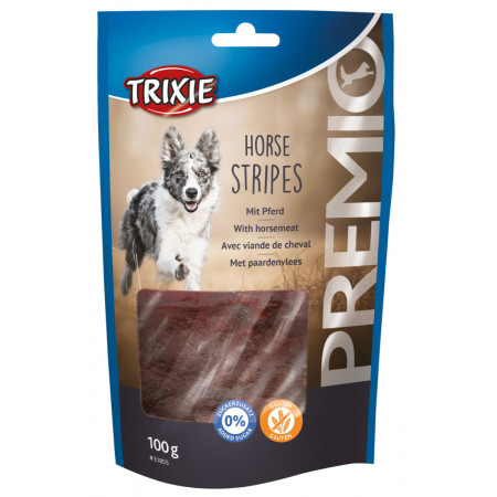 TRIXIE PREMIO Zirga gaļas sloksnes, 11cm, 100g|Trixie