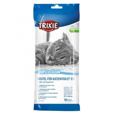 TRIXIE Simple'n'Clean woreczki na żwirek dla kota, L, 10 szt.|Trixie