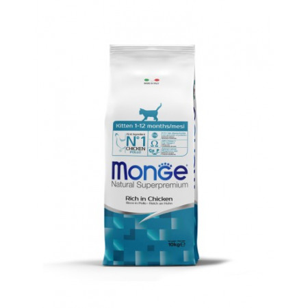 Monge Dry Cat Kitten su vištiena 10 kg|Monge