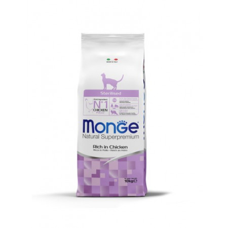 Monge Dry Cat Adult Sterilized 10 kg|Monge