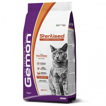 GEMON - Dry Cat Sterilized su kalakutiena 2 kg|Gemon