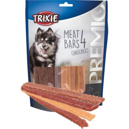 TRIXIE PREMIO 4 Meat Bars, vištiena/antiena/ėriena/lašiša, 4x100 g|Trixie