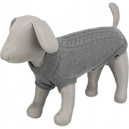 TRIXIE Kenton megztinis, S: 33 cm, pilkas|Trixie