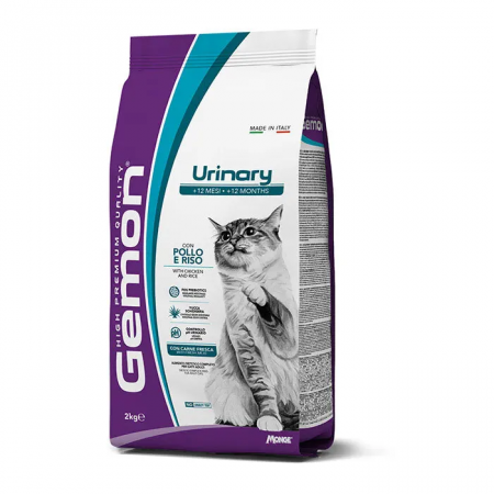 GEMON - Dry Cat Urinary su vištiena ir ryžiais suaugusioms katėms 2 kg|Gemon