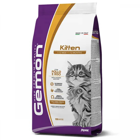 GEMON - Dry Cat Kitten kana ja riisiga 2 kg|Gemon