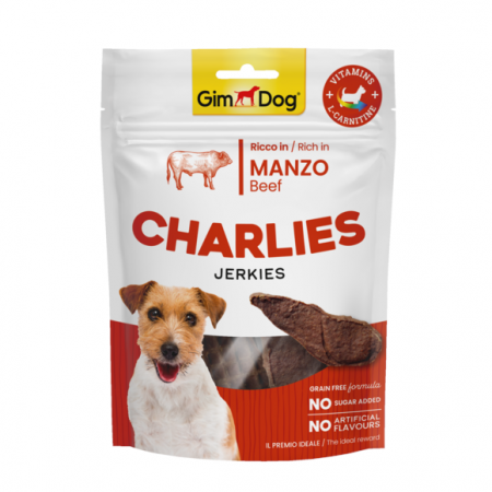 GimDog CHARLIES veiseliha tükid 70g|Gimdog