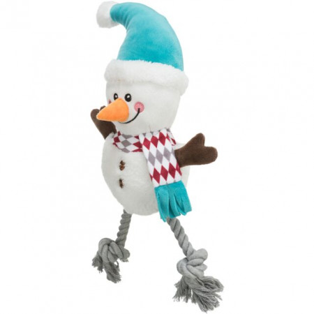 TRIXIE Xmas Snowman, plusz/bawełna, 41 cm|Trixie