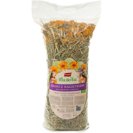 Vitapol Šienas su serenčiais smulkiems gyvūnams 800g|Vitapol