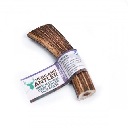 Elnio ragas šunims – Highland Antler – M dydis 76-150 g|Highland Antler