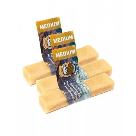 Jakų sūrio skanėstų rinkinys šuniui, YAK SNACK, 3 vnt. (M dydis)|Yak Snack