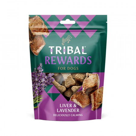 Sausainiai šunims su kepenėlėmis ir levandomis – Liver & Lavender, 125 g – Tribal Rewards|Tribal