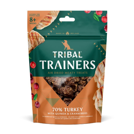 Kalakutienos ir spanguolių skanėstai dresūrai šunims – Turkey & Cranberry Trainers, 80 g – Tribal|Tribal