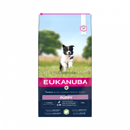 E68746 Euk Puppy S/M Breeds Lamb &amp; Rice 2,5 kg|