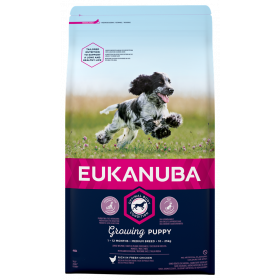 Eukanuba Puppy &amp Junior Medium Breed PFB 18kg