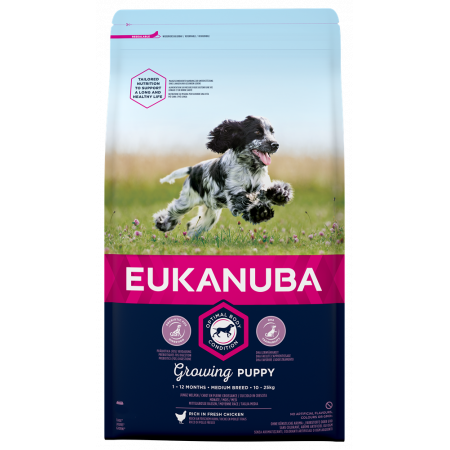 Eukanuba Puppy &amp Junior Medium Breed PFB 18kg|Eukanuba