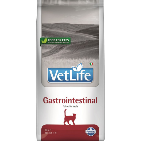 FARMINA VET LIFE - CAT Dry GASTRO INTESTINAL 5 kg|Farmina