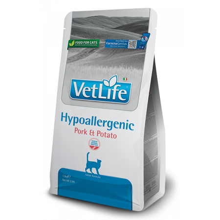 FARMINA VET LIFE - CAT Dry HYPOALLERGENIC Pork&ampPotato ADULT 400 g|Farmina
