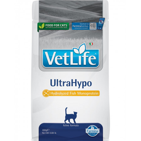 FARMINA VET LIFE - CAT Dry ULTRAHYPO 400 gr|Farmina