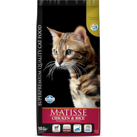 FARMINA MATISSE - CAT Dry Chicken&ampRice 10 kg|Farmina