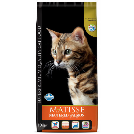FARMINA MATISSE - CAT Dry NEUTERED Salmon 10 kg|Farmina